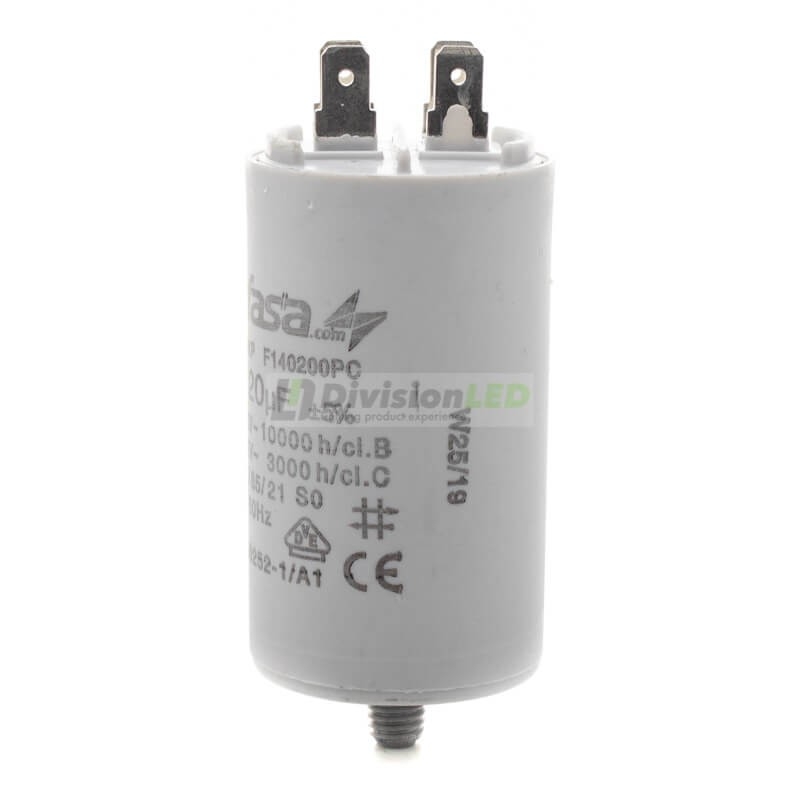 Condensador de Motor 20µf 450V LIFASA F140200PC