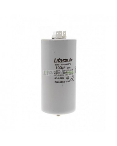 Condensador de Motor 100µf 450V LIFASA F140999PC