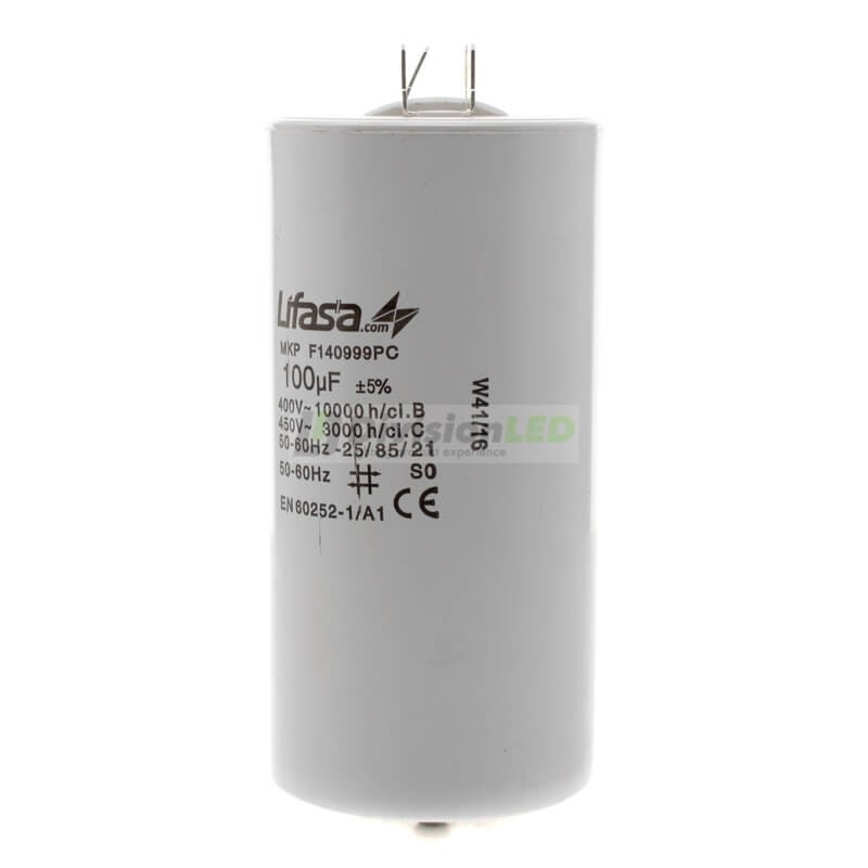 Condensador de Motor 100µf 450V LIFASA F140999PC