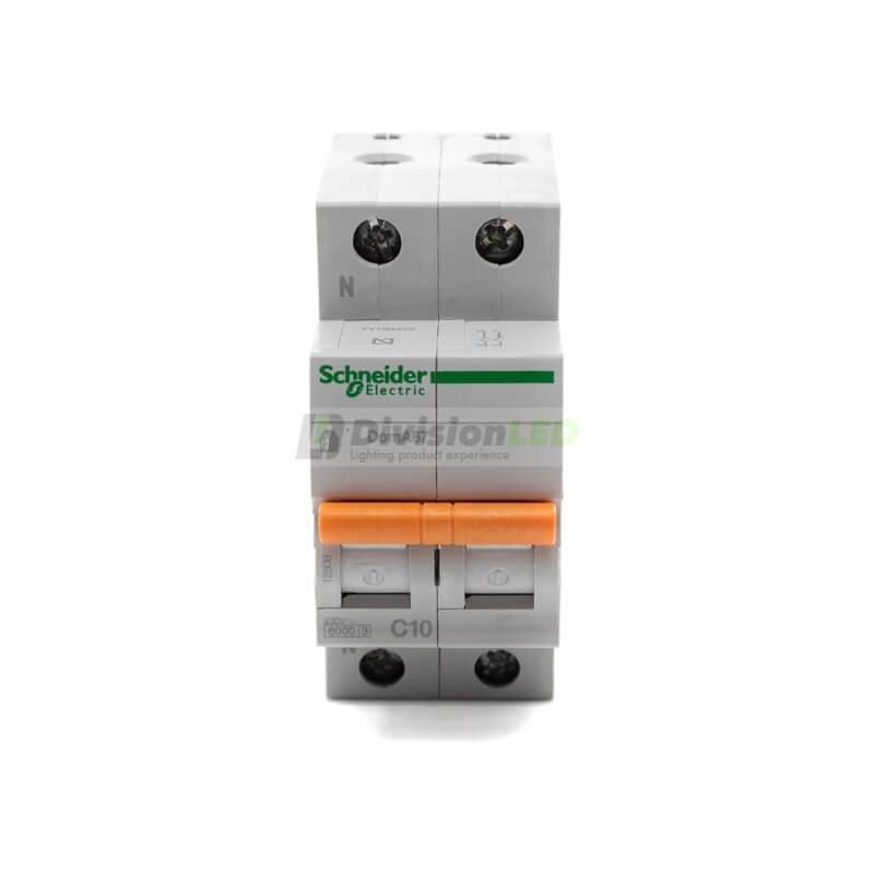Schneider Domae 12508 Interruptor magnetotérmico 1P+N 10A C 6kA