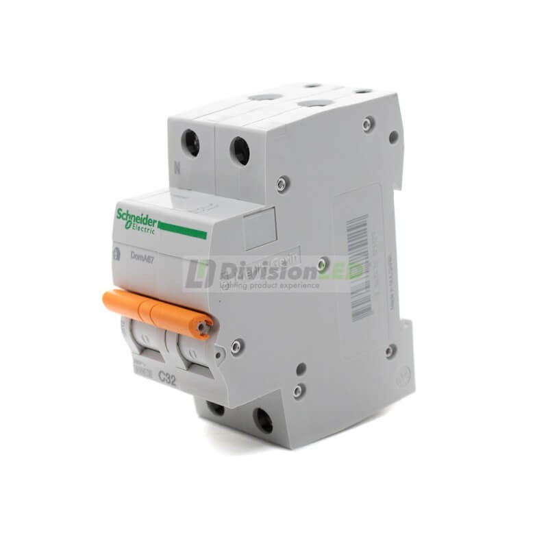 Schneider Domae 12512 Interruptor magnetotérmico 1P+N 32A C 6kA