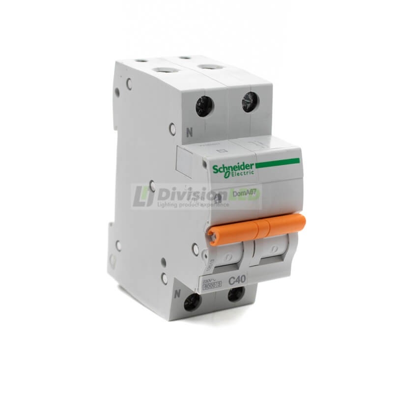 Schneider Domae 12513 Interruptor magnetotérmico 1P+N 40A C 6kA