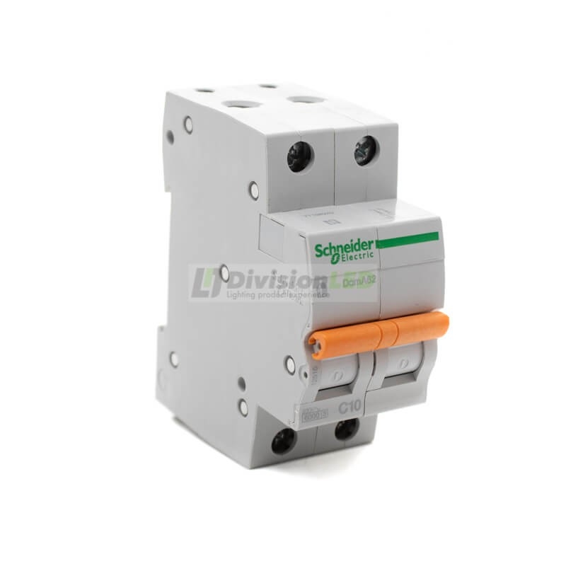Schneider Domae 12515 Interruptor magnetotérmico 2P 10A C 6kA