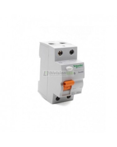 Schneider Domae 15244 Interruptor diferencial 2P 25A AC 30mA
