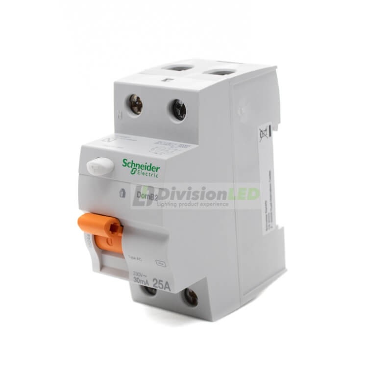 Schneider Domae 15244 Interruptor diferencial 2P 25A AC 30mA