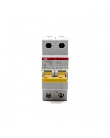 ABB SV201-C10NA Interruptor magnetotérmico 1P+N 10A C 6kA 2CDS211166R0104