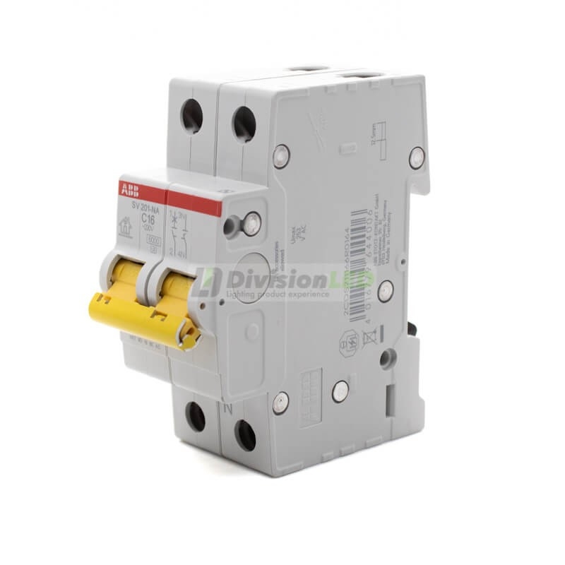 ABB SV201-C16NA Interruptor magnetotérmico 1P+N 16A C 6kA 2CDS211166R0164