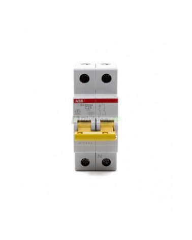 ABB SV201-C25NA Interruptor magnetotérmico 1P+N 25A C 6kA 2CDS211166R0254