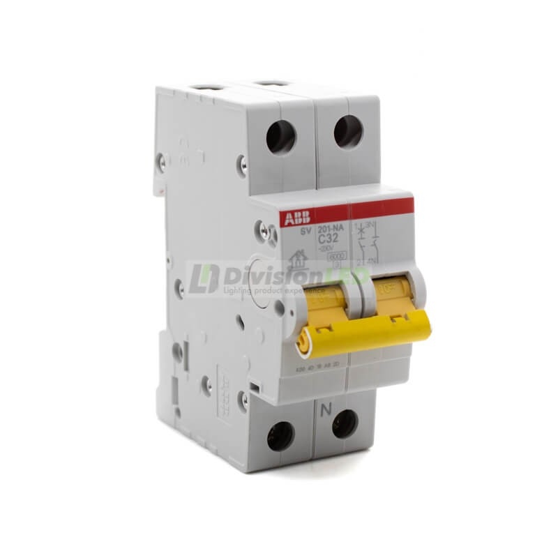 ABB SV201-C32NA Interruptor magnetotérmico 1P+N 32A C 6kA 2CDS211166R0324