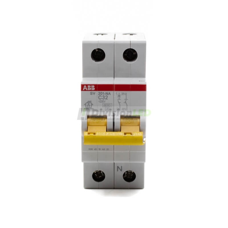 ABB SV201-C32NA Interruptor magnetotérmico 1P+N 32A C 6kA 2CDS211166R0324