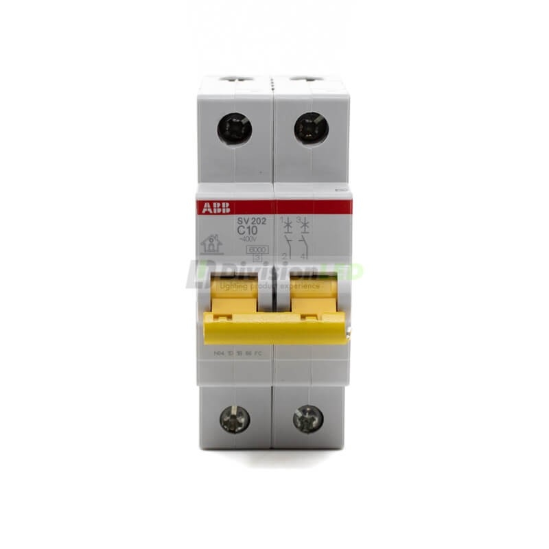 ABB SV202-C10 Interruptor magnetotérmico 2P 10A C 6kA 2CDS212066R0104