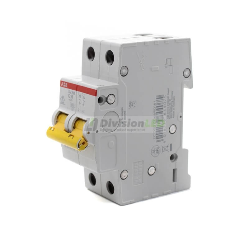 ABB SV202-C16 Interruptor magnetotérmico 2P 16A C 6kA 2CDS212066R0164