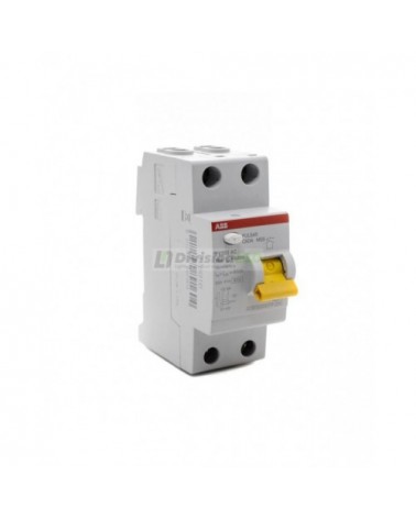 ABB FV202AC-25A Interruptor diferencial 2P 25A AC 30mA 2CSF202007R1250