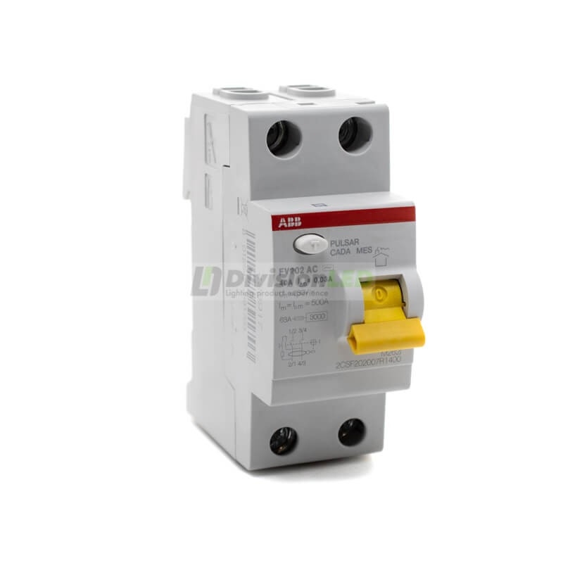 ABB FV202AC-40A Interruptor diferencial 2P 40A AC 30mA 2CSF202007R1400