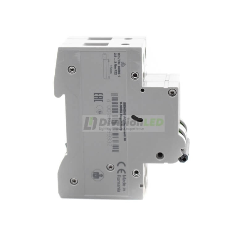 Siemens 5SL6520-7 Interruptor magnetotérmico 1P+N 20A C 6kA