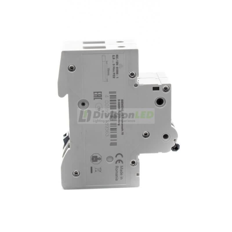 Siemens 5SL6540-7 Interruptor magnetotérmico 1P+N 40A C 6kA