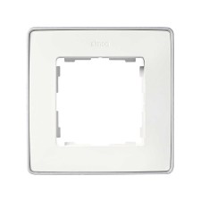 Simon 8201610-243 Marco para 1 elemento blanco base aluminio