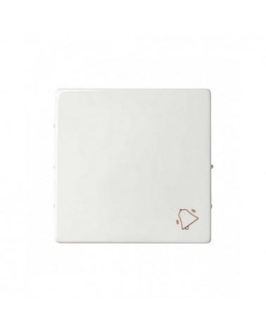 Simon 82017-30 Tecla individual con grabado campana para pulsador blanco