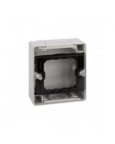 Simon 4400751-035 Base de superficie para 1 elemento Simon 44 Aqua -¡en 360°!