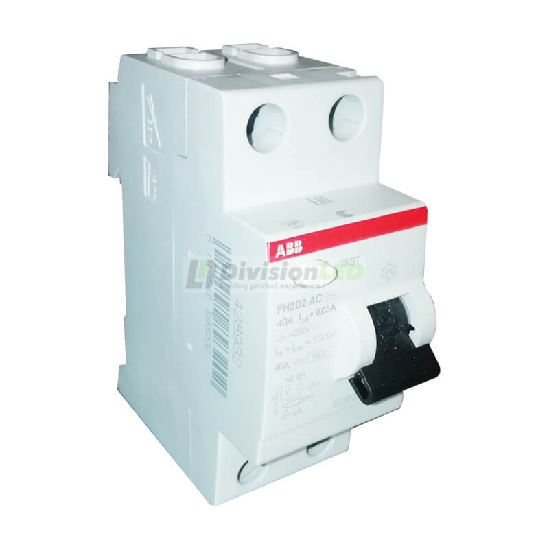 OFERTA! ABB FH202AC-40/0.03 Interruptor diferencial 2P 40A AC 30mA 2CSF202004R1400