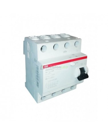 ABB FH204AC-63/0.3 Interruptor diferencial 4P 63A AC 300mA 2CSF204006R3630