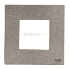 Niessen Zenit N2271 OX Marco 1 elemento 2 módulos acero inoxidable efecto flotante