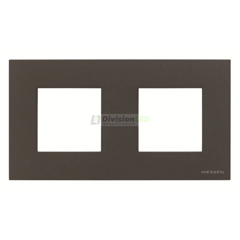 Niessen Zenit N2272.1 AN Marco básico 2 elementos antracita