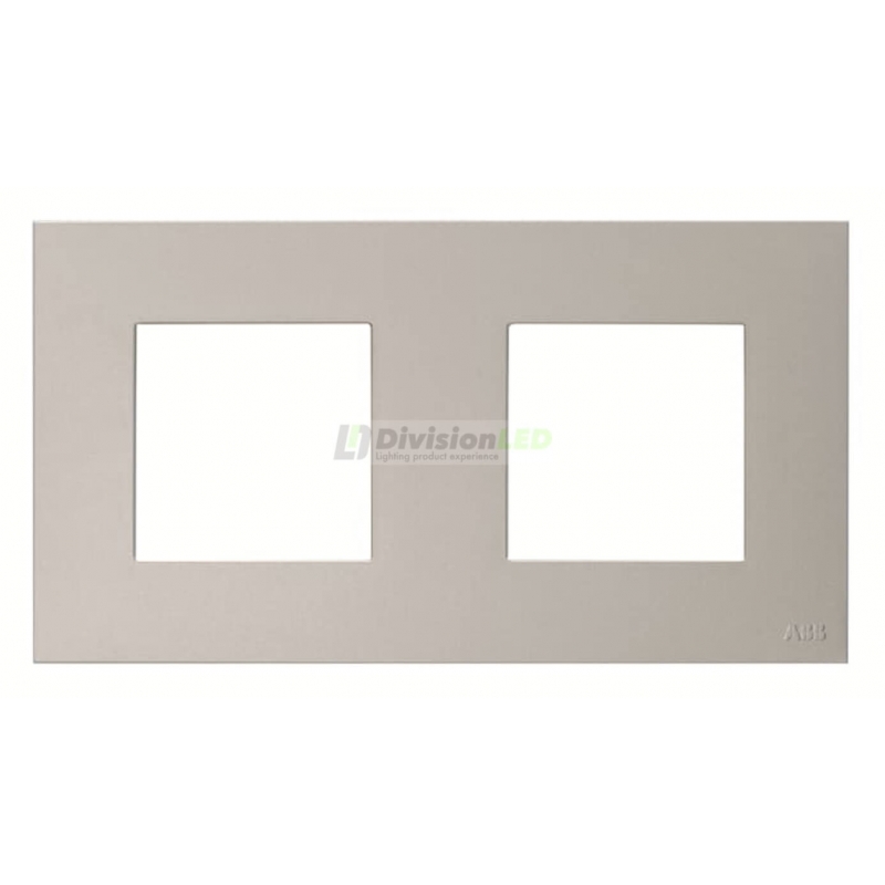 Niessen Zenit N2272.1 PL Marco básico 2 elementos plata