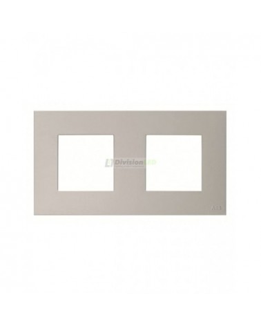 Niessen Zenit N2272.1 PL Marco básico 2 elementos plata