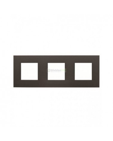 Niessen Zenit N2273 AN Marco 3 elementos antracita efecto flotante