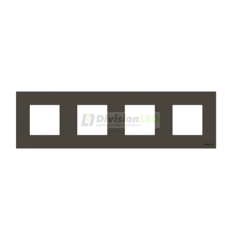 Niessen Zenit N2274 AN Marco 4 elementos antracita efecto flotante