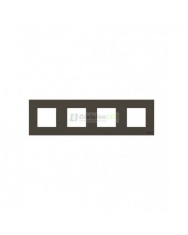 Niessen Zenit N2274 AN Marco 4 elementos antracita efecto flotante