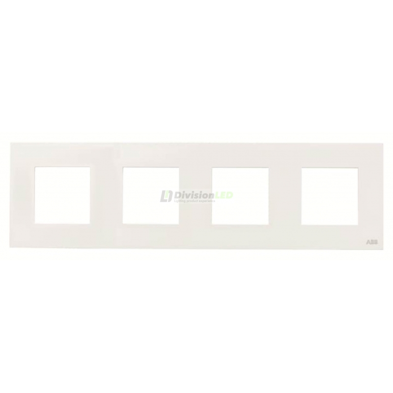 Niessen Zenit N2274 BL Marco 4 elementos blanco efecto flotante