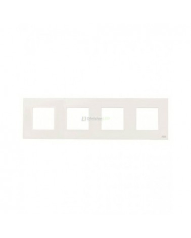 Niessen Zenit N2274 BL Marco 4 elementos blanco efecto flotante