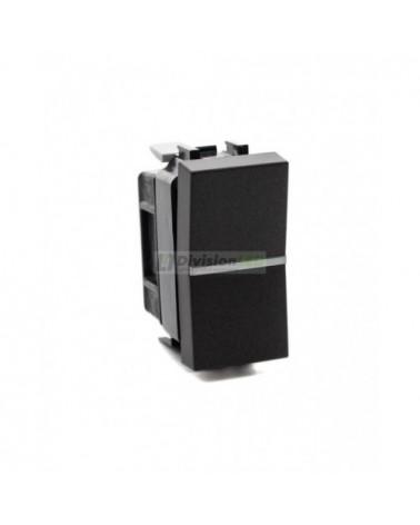 Interruptor monopolar Niessen Zenit N2101 AN módulo estrecho antracita