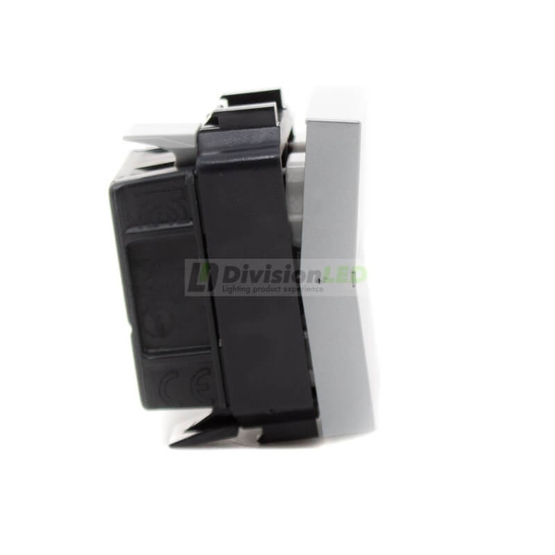 Niessen Zenit N2101 PL Interruptor monopolar módulo estrecho plata