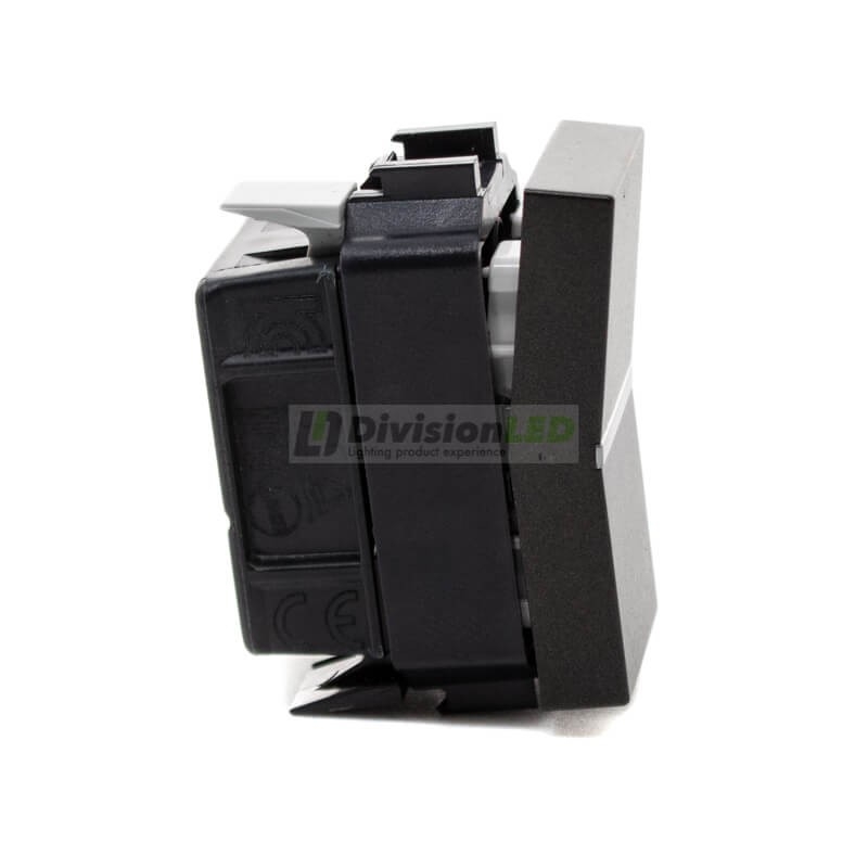 Conmutador Niessen Zenit N2102 AN módulo estrecho antracita