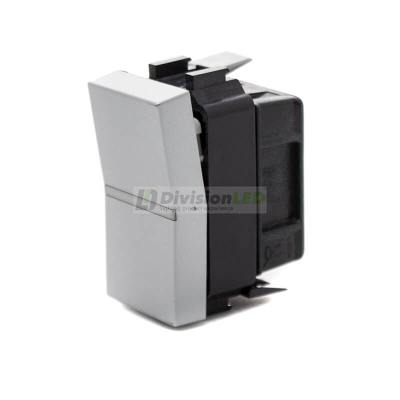 Niessen Zenit N2102 PL Conmutador módulo estrecho plata