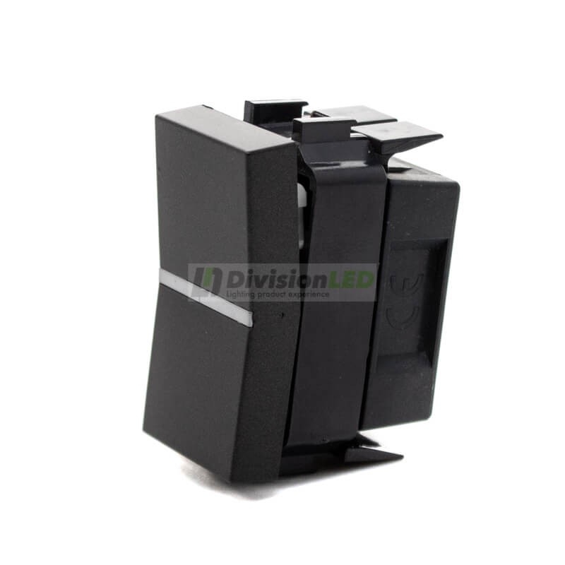 Cruzamiento Niessen Zenit N2110 AN módulo estrecho antracita