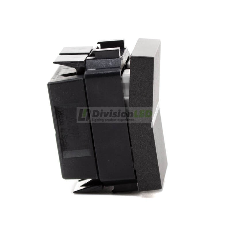 Cruzamiento Niessen Zenit N2110 AN módulo estrecho antracita