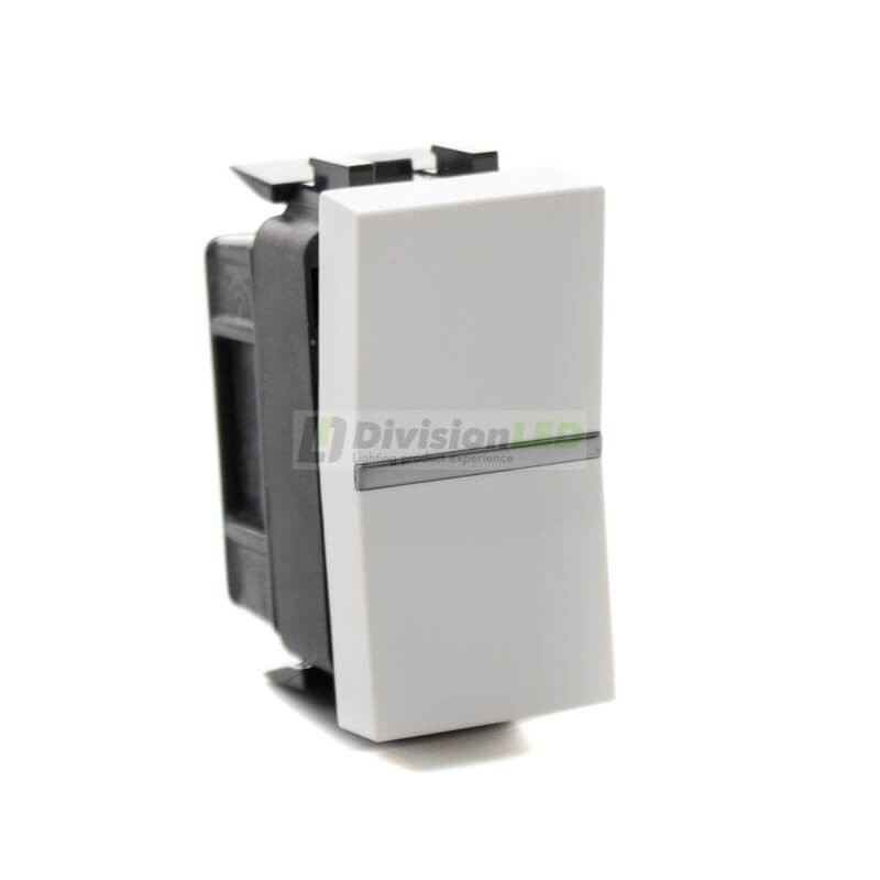 Cruzamiento Niessen Zenit N2110 BL módulo estrecho blanco