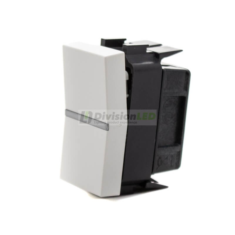 Cruzamiento Niessen Zenit N2110 BL módulo estrecho blanco