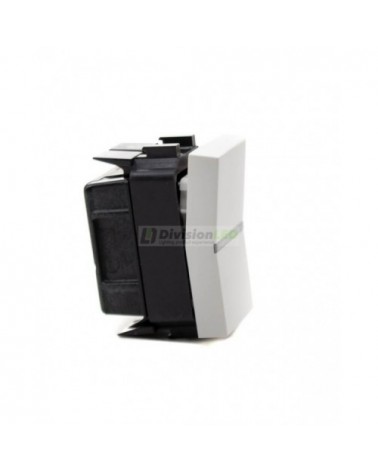 Niessen Zenit N2110 BL Cruzamiento módulo estrecho blanco