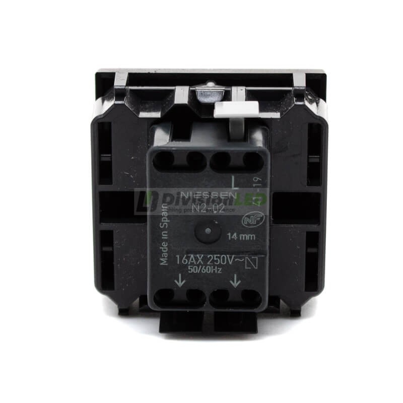Niessen Zenit N2202 AN Conmutador módulo ancho antracita