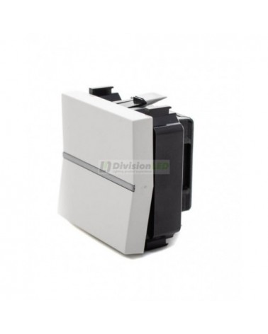 Conmutador Niessen Zenit N2202 BL módulo ancho blanco