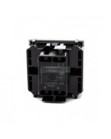 Conmutador Niessen Zenit N2202 BL módulo ancho blanco