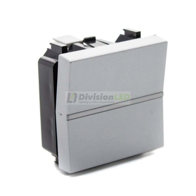 Niessen Zenit N2202 PL Conmutador módulo ancho plata