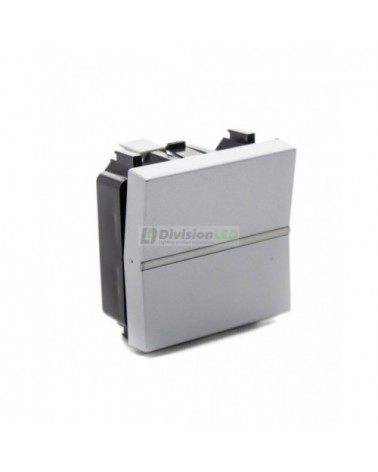 Niessen Zenit N2202 PL Conmutador módulo ancho plata