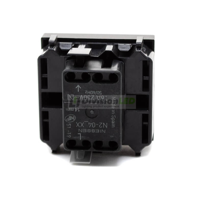 Pulsador grabado campana Niessen Zenit N2204 AN modulo ancho antracita