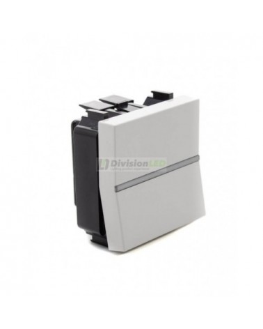 Cruzamiento Niessen Zenit N2210 BL módulo ancho blanco